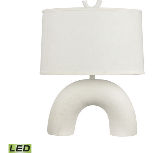 Flection 25 inch 9 watt Dry White Table Lamp Portable Light