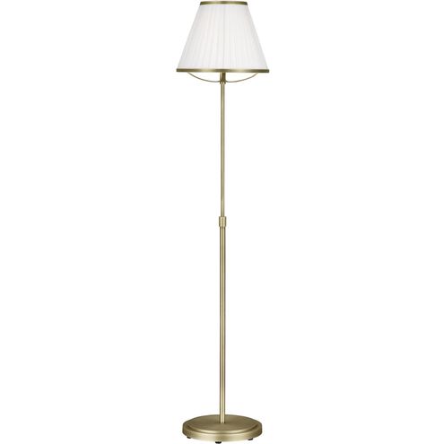 Esther 65 inch 9.00 watt Time Worn Brass Floor Lamp Portable Light