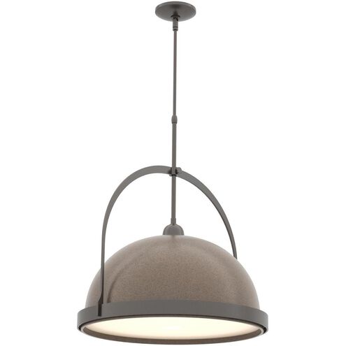 Atlas 1 Light 21.7 inch Oil Rubbed Bronze and Bronze Pendant Ceiling Light in Oil Rubbed Bronze/Bronze, Large