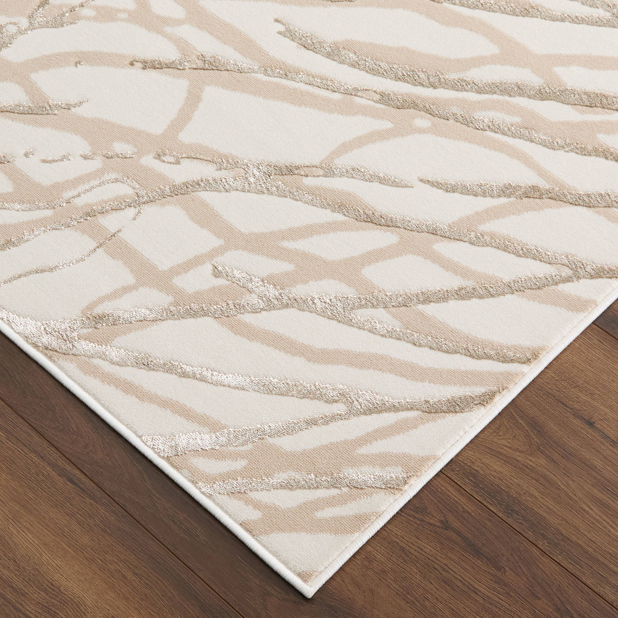 Fatima 130 X 94 inch Gold Rug in 8 x 11