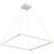 Piazza LED 31.5 inch White Pendant Ceiling Light