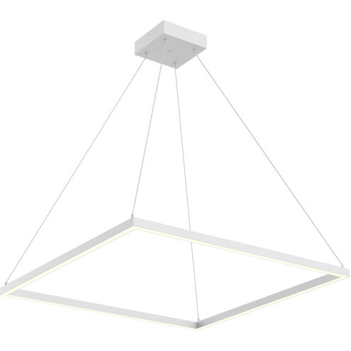 Piazza LED 31.5 inch White Pendant Ceiling Light