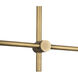 Astrid Multi Pendant Ceiling Light in Vintage Brass