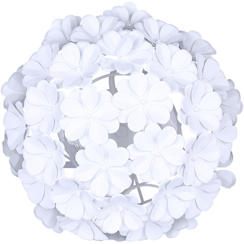 Cassia 2 Light 15 inch White Flush Mount Ceiling Light