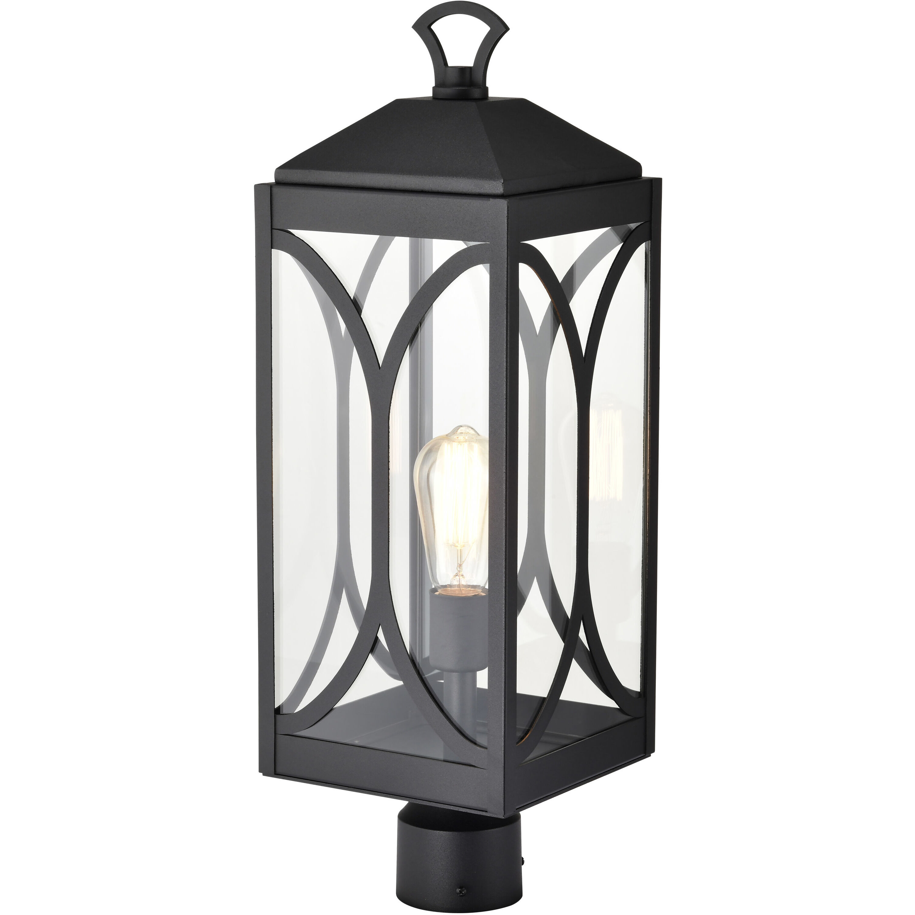 Oaklyn 1 Light 23.13 inch Matte Black Outdoor Post Light