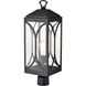Oaklyn 1 Light 23.13 inch Matte Black Outdoor Post Light