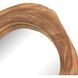 Teak 12 X 12 inch Natural with Clear Wall Mirror