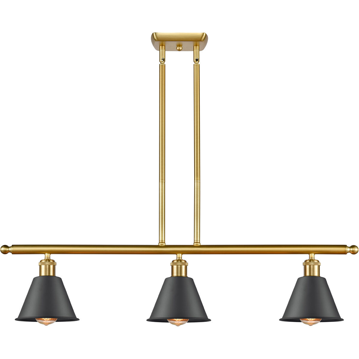 Ballston Smithfield 3 Light 36.00 inch Island Light