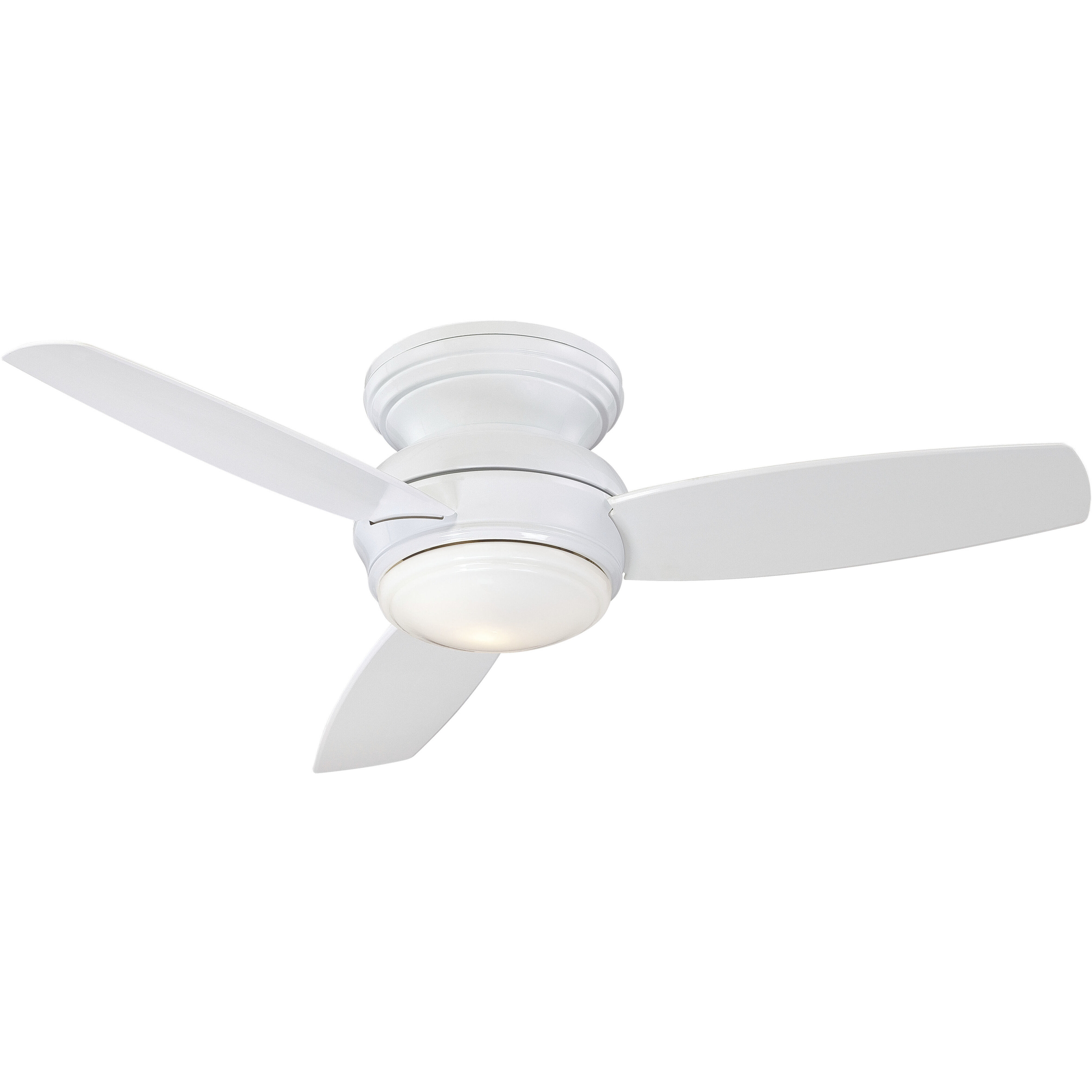 Traditional Concept 44 inch White Outdoor Ceiling Fan