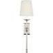 Chapman & Myers Classic LED 5 inch Polished Nickel Tail Sconce Wall Light
