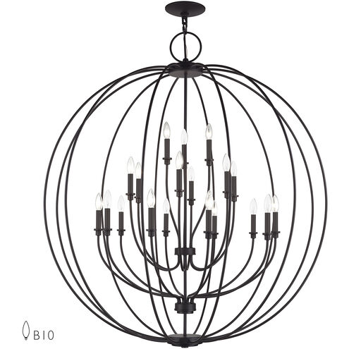 Milania 19 Light 48 inch Bronze Foyer Chandelier Ceiling Light