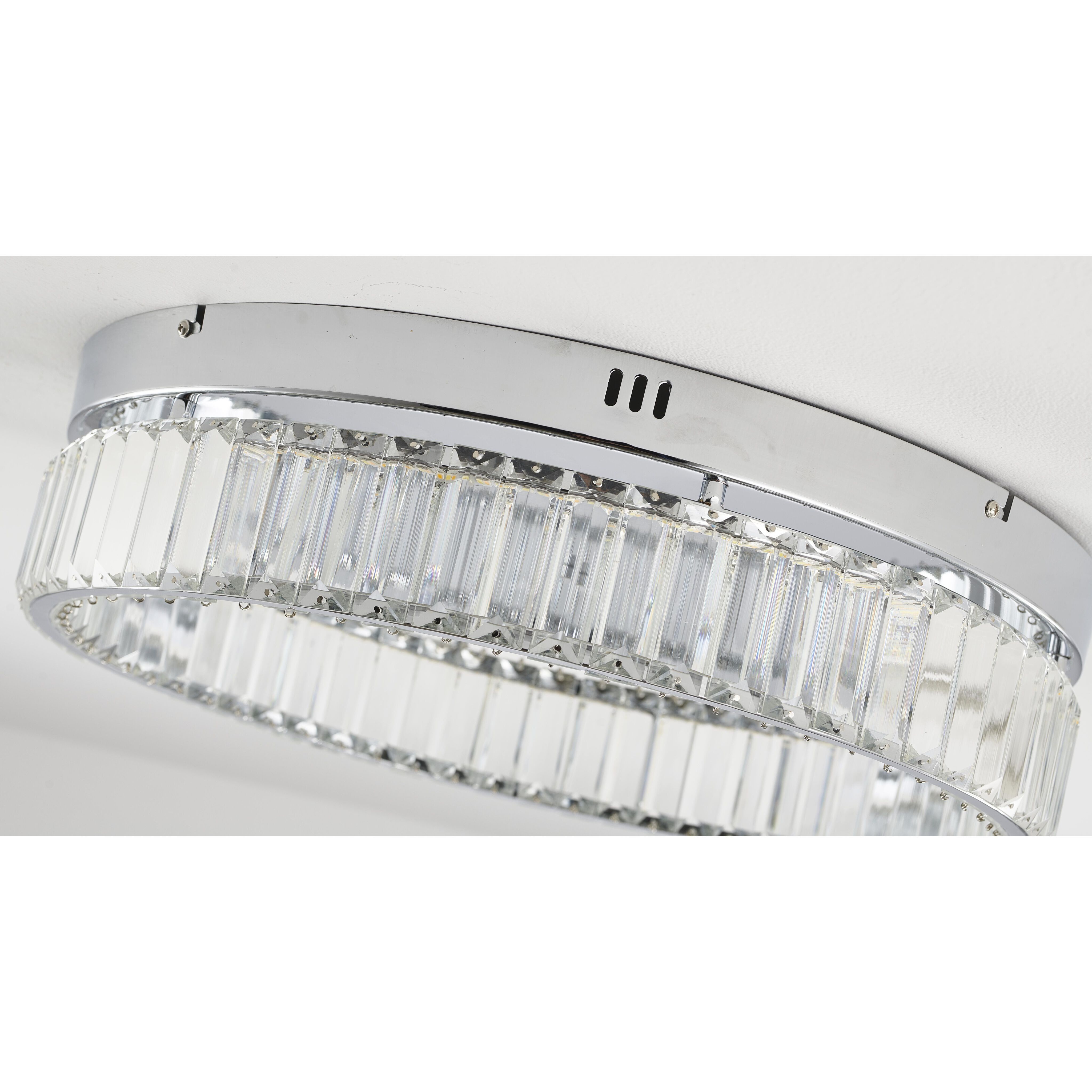 Canada LED 20 inch Chrome Flush Mount Ceiling Light