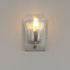 Geode 1 Light 5.25 inch Satin Nickel Wall Sconce Wall Light