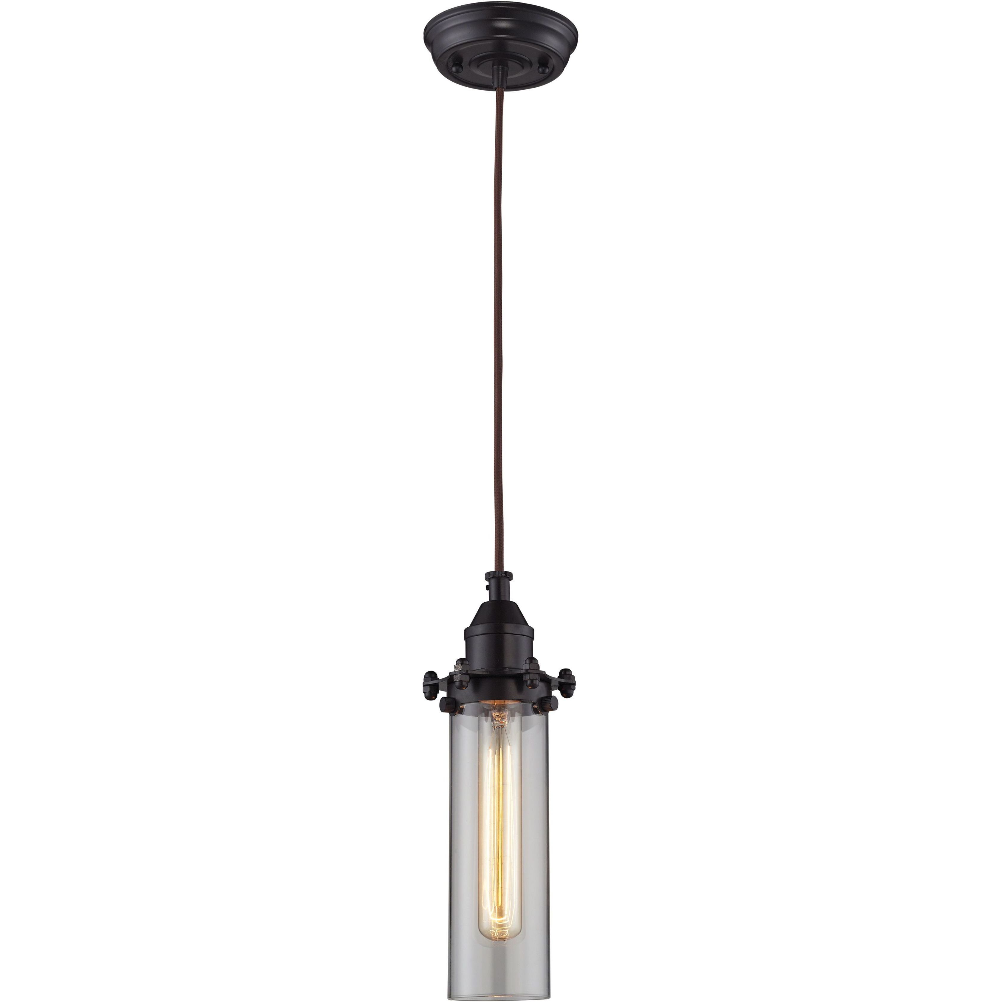 Fulton 1 Light 4 inch Oil Rubbed Bronze Pendant Ceiling Light