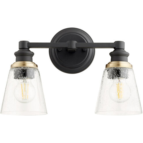 Dunbar 2 Light 15 inch Noir Wall Sconce Wall Light