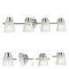 Hudson LED 32 inch Polished Chrome Bath Light Wall Light