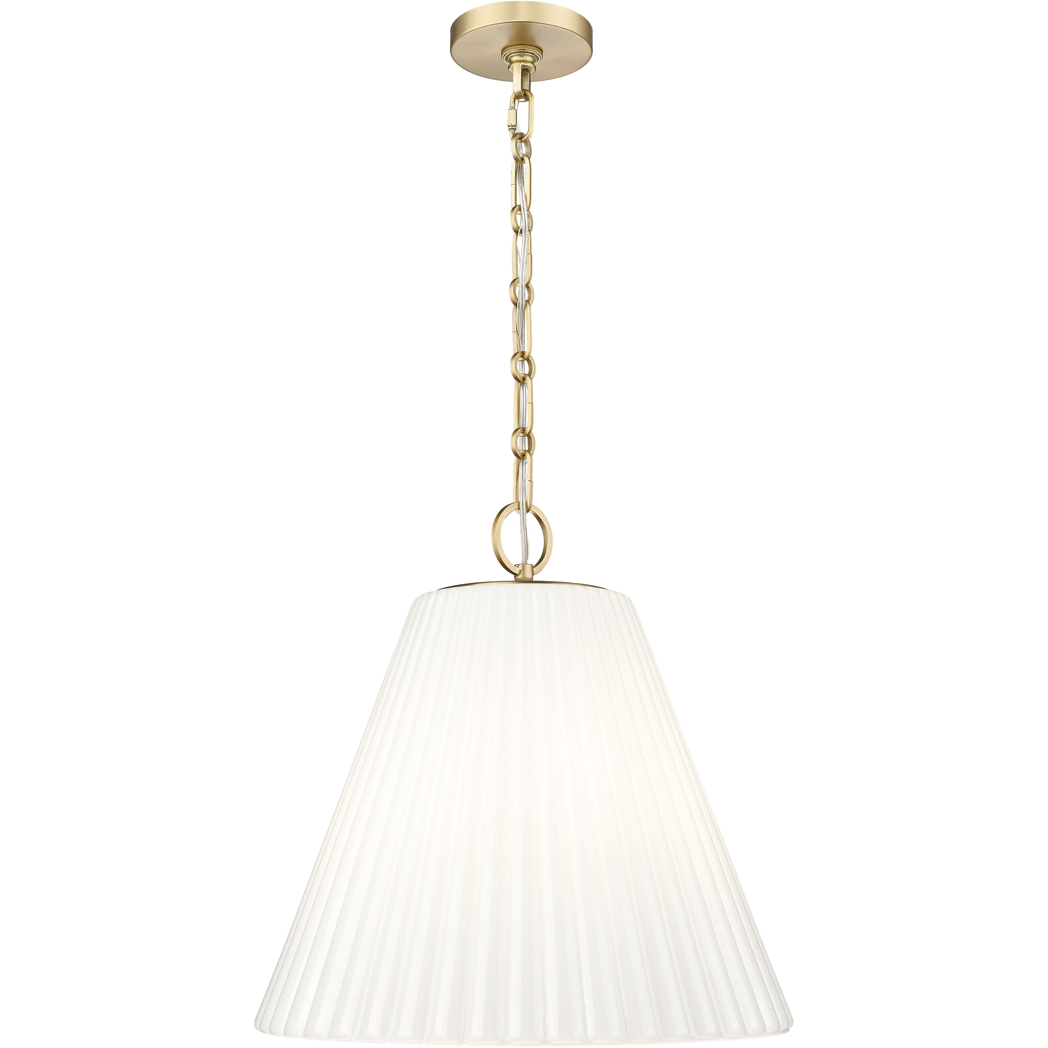 Alaric 3 Light 18 inch Modern Gold Pendant Ceiling Light