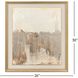 Goldenscape White and Metallic and Brown Framed Art, The Studio