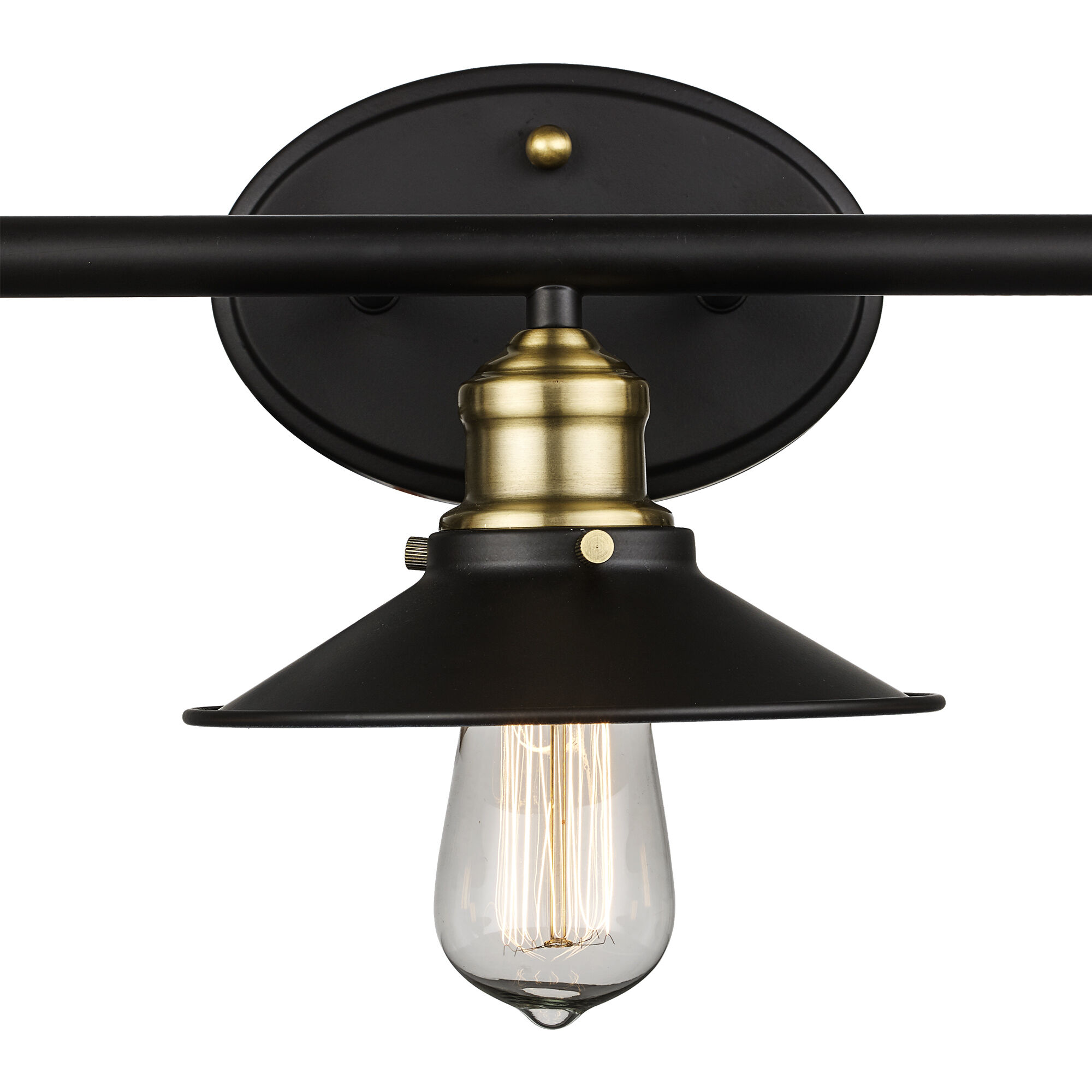 Griswald 4 Light 34 inch Rubbed Oil Bronze Vanity Bar Wall Light