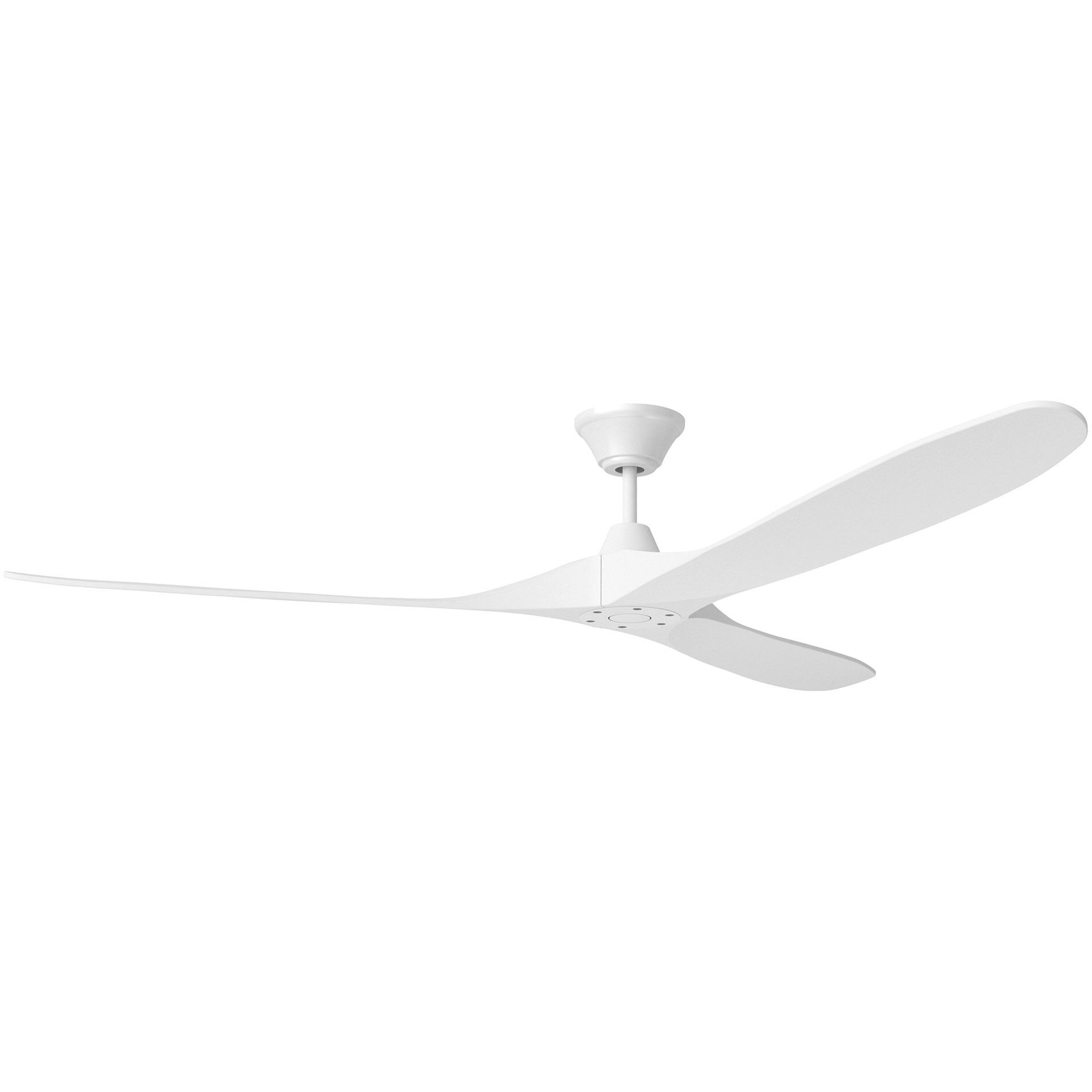 Maverick 70 inch Matte White Ceiling Fan
