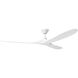 Maverick 70 inch Matte White Ceiling Fan