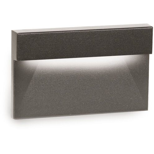 LEDme Step and Wall Lights 277 3 watt Bronze On Aluminum Step Light in Amber