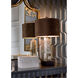 MarketPlace 34 inch 100 watt Spotted White Wash Steel Table Lamp Portable Light