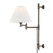 Classic No.1 1 Light 10 inch Distressed Bronze Wall Sconce Wall Light
