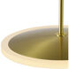 Ovni LED 8 inch Brass Down Mini Pendant Ceiling Light