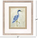 Bird Balance Blue and Beige and Metallic Framed Art, Propac