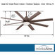 Slipstream 65 inch Oil Rubbed Bronze Outdoor Ceiling Fan