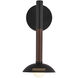 Alora Mood Arden LED 6 inch Matte Black Bath Vanity Light Wall Light