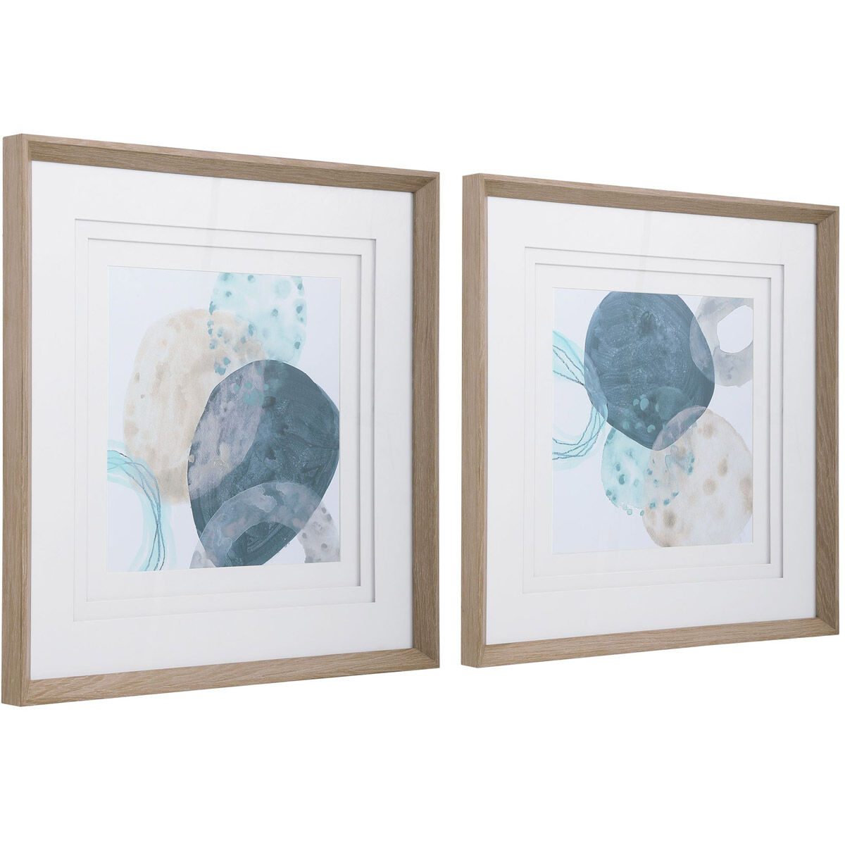Circlet 31 X 31 inch Modern Prints, Set of 2
