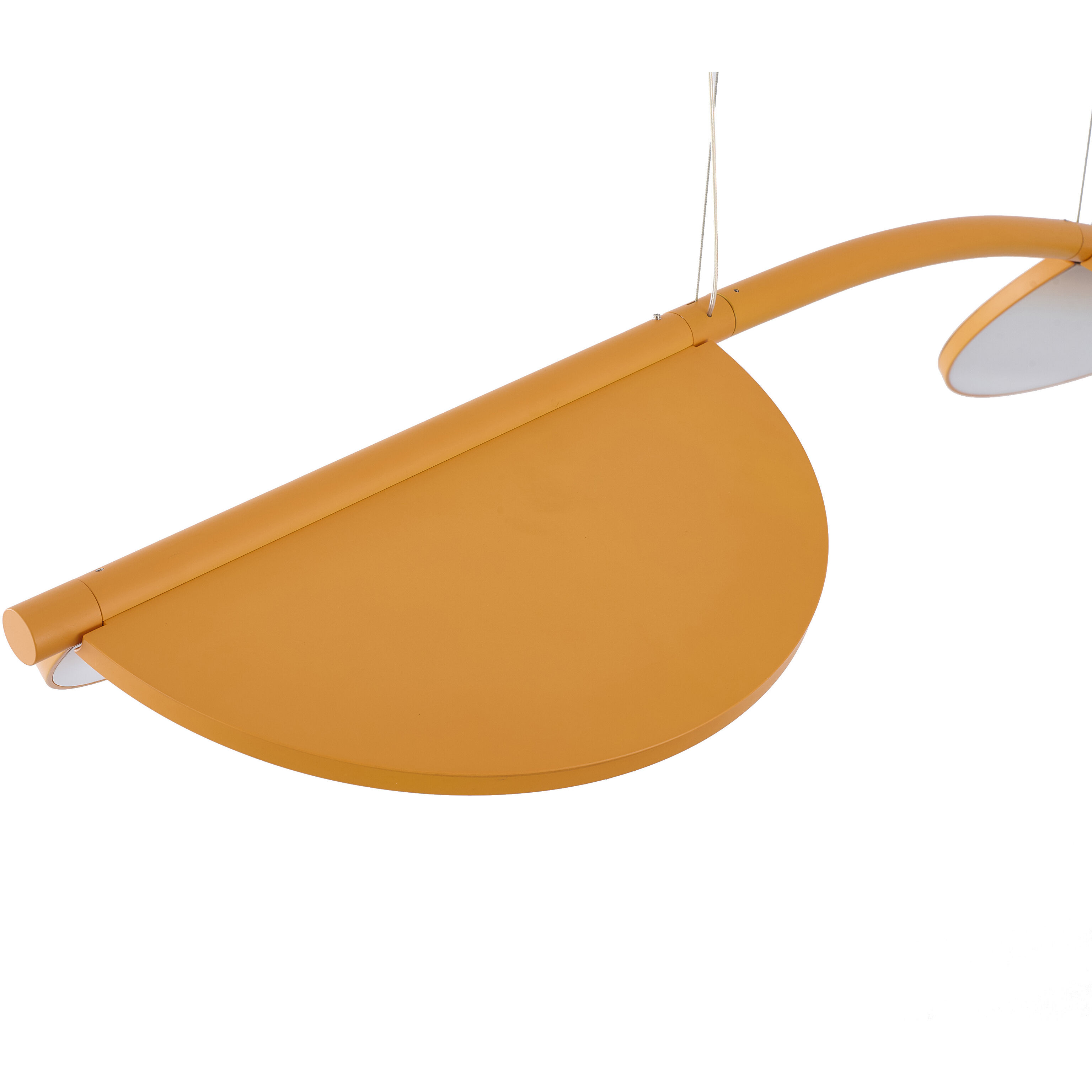 Canada LED 13 inch Satin Brass Pendant Ceiling Light