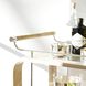 Brays 37 inch Whitewash Bar Cart
