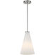 Bristol 1 Light 9 inch Satin Nickel Pendant Ceiling Light