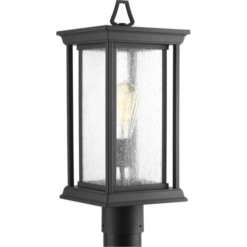 Endicott 1 Light 17.75 inch Textured Black Outdoor Post Lantern