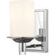 Manhattan 1 Light 4.75 inch Polished Chrome Bath Vanity Light Wall Light