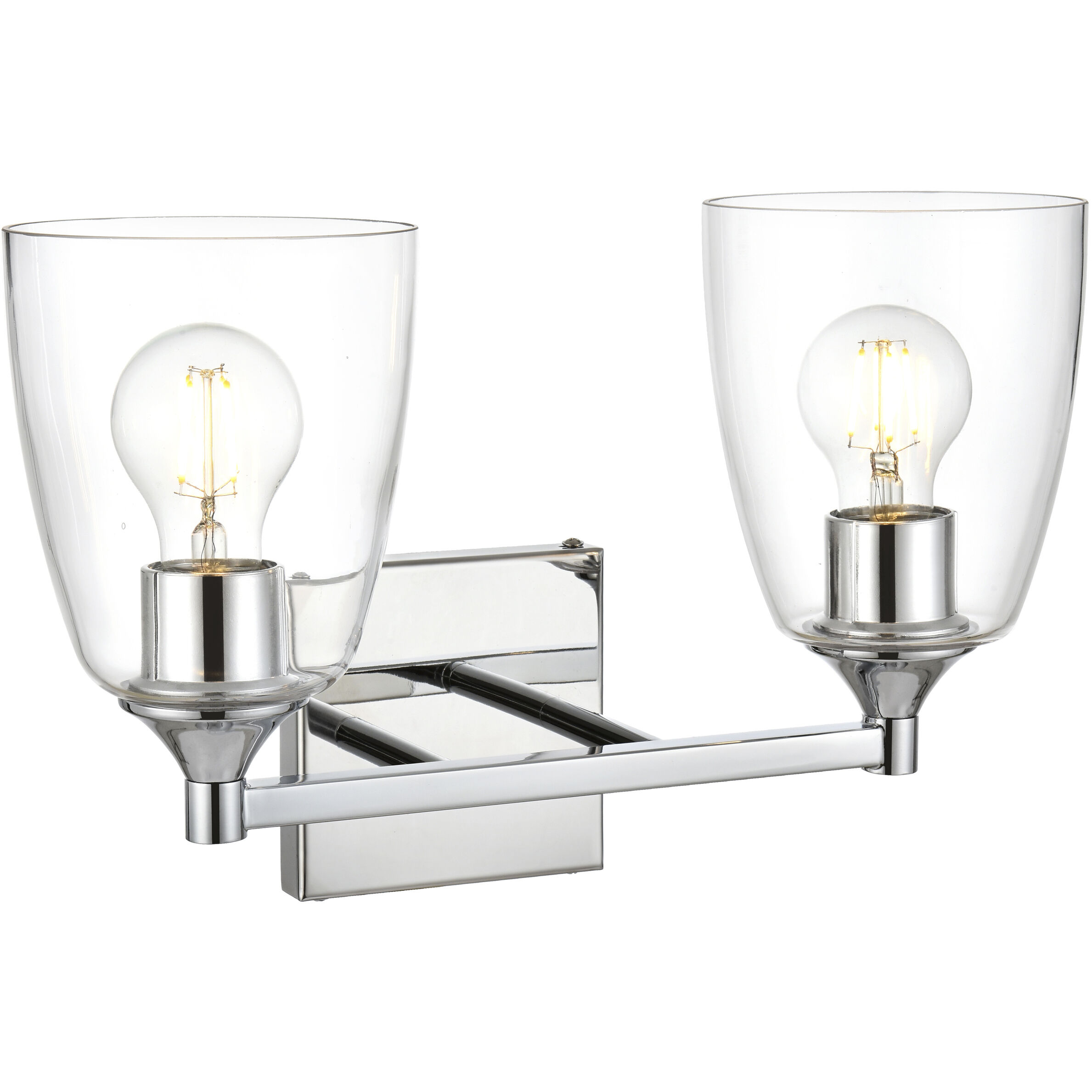 Gianni 2 Light 15 inch Chrome Bath Sconce Wall Light