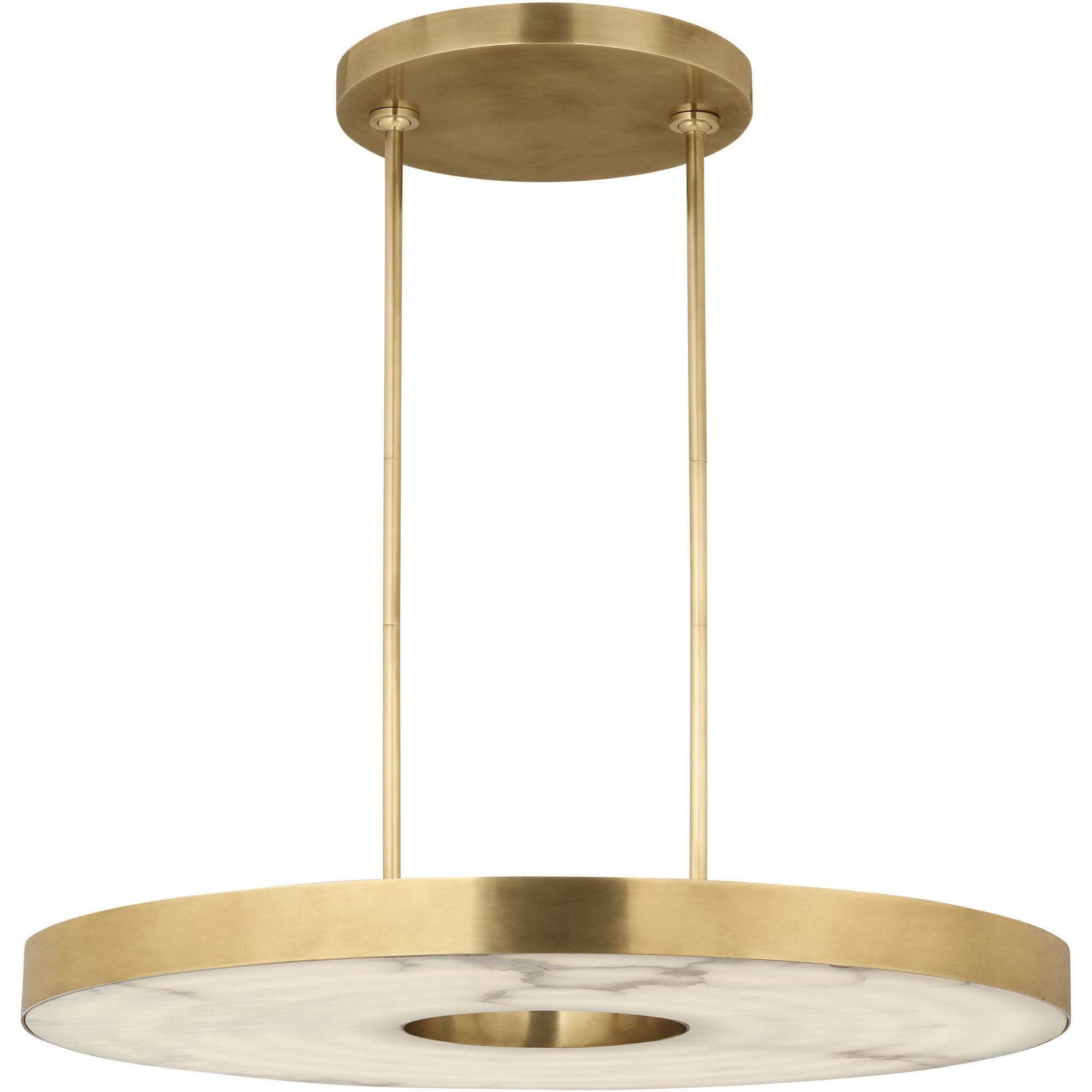 Kelly by Kelly Wearstler Wyllis LED 36 inch Hand Rubbed Antique Brass Chandelier Ceiling Light