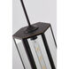 Canada 1 Light 9 inch Bronzed Black Outdoor Pendant