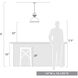 Duncan 1 Light 14 inch Aged Brass Pendant Ceiling Light in Matte Black, Large