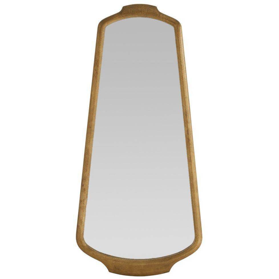 Hyland 72 X 32 inch Antique Brass Floor Mirror