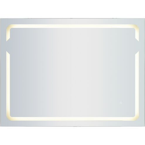 Aspecto 48 X 36 inch Mirror with Brushed Aluminum Wall Mirror
