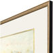 Mediterranean Landscape Yellow and Blue and Green Framed Art