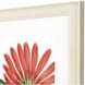 Florals Collection Red Framed Art