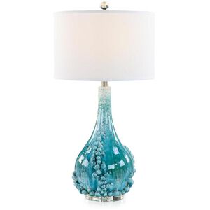Bubbling Blue Table Lamp Portable Light