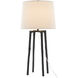 Rowan 32 inch 150.00 watt Charcoal Table Lamp Portable Light