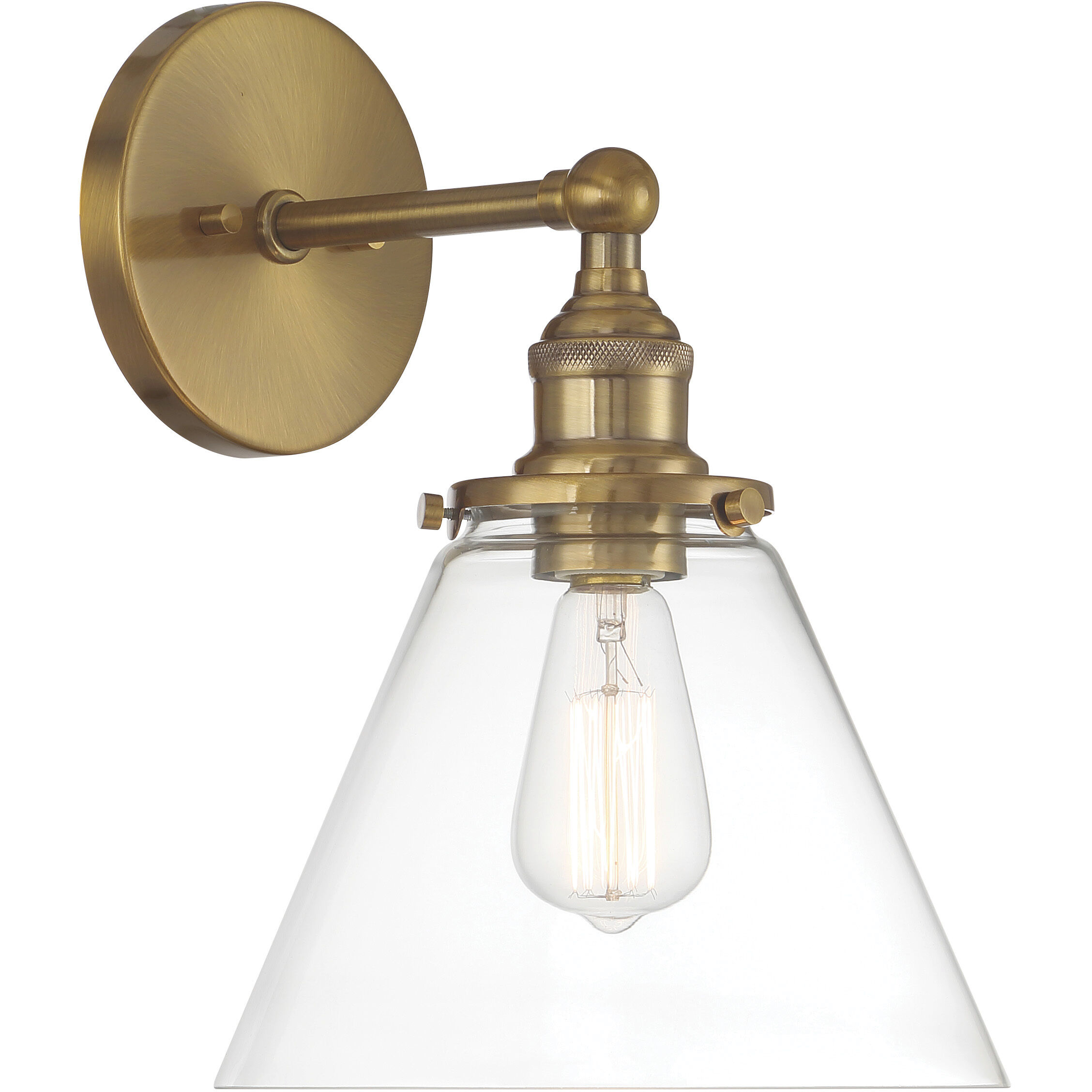 Barwell 1 Light 10 inch Oxidized Aged Brass Bath Vanity Light Wall Light