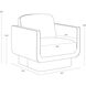 Everton Meg Rust Armchair